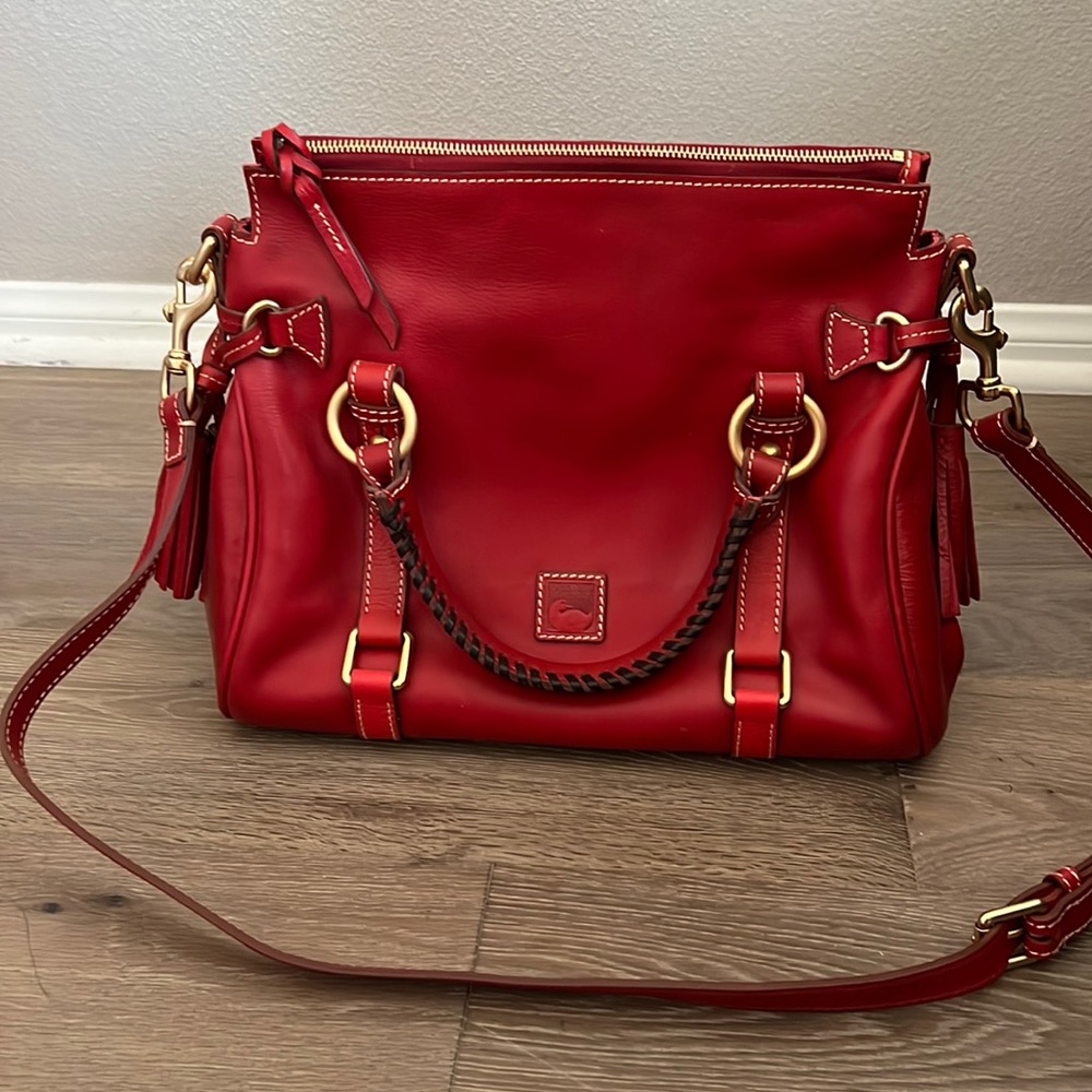 Dooney and Bourke Red Leather Bag